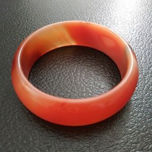 Carnelian bangle bracelet